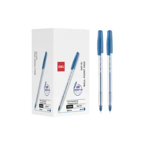 Caneta Esferográfica Azul 50 peças (Pedido mínimo de 27 unidades, aceita para os estados RS, SC, PR, SP)